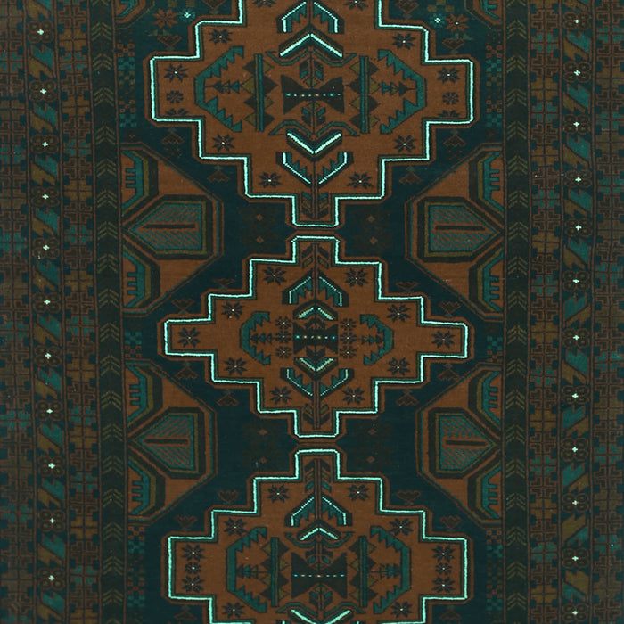 Persian Turquoise Traditional Rug, tr1493turq
