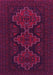 Machine Washable Persian Pink Traditional Rug, wshtr1493pnk