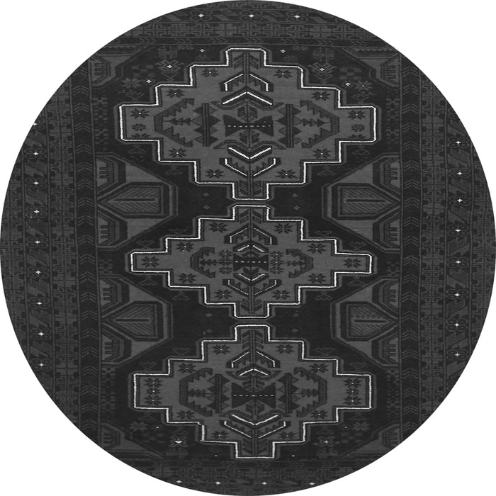 Machine Washable Persian Gray Traditional Rug, wshtr1493gry