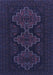 Machine Washable Persian Blue Traditional Rug, wshtr1493blu