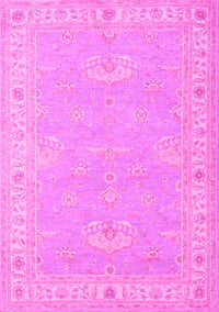 Oriental Pink Traditional Rug, tr1494pnk