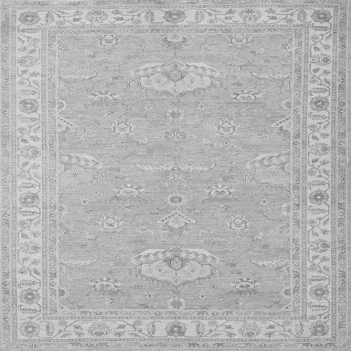 Serging Thickness of Oriental Gray Traditional Rug, tr1494gry