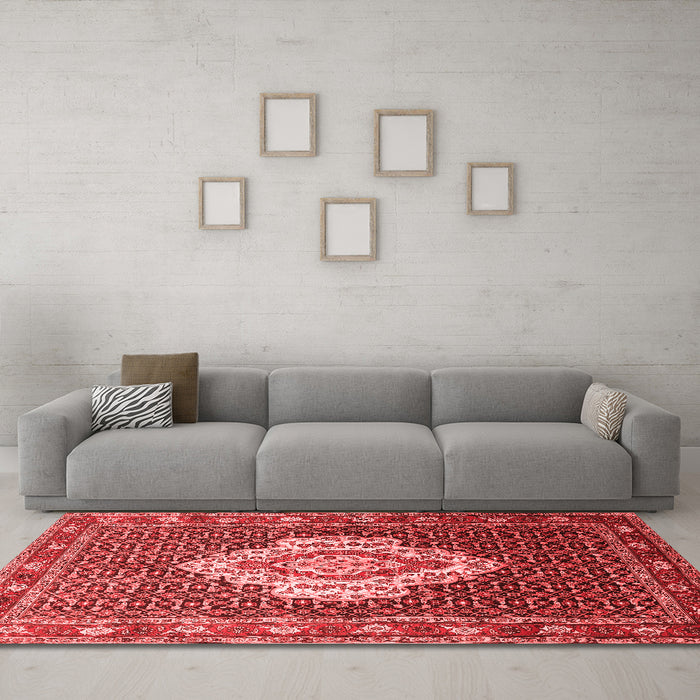 Traditional Red Washable Rugs