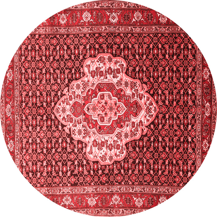 Medallion Red Traditional Rug, tr1495red