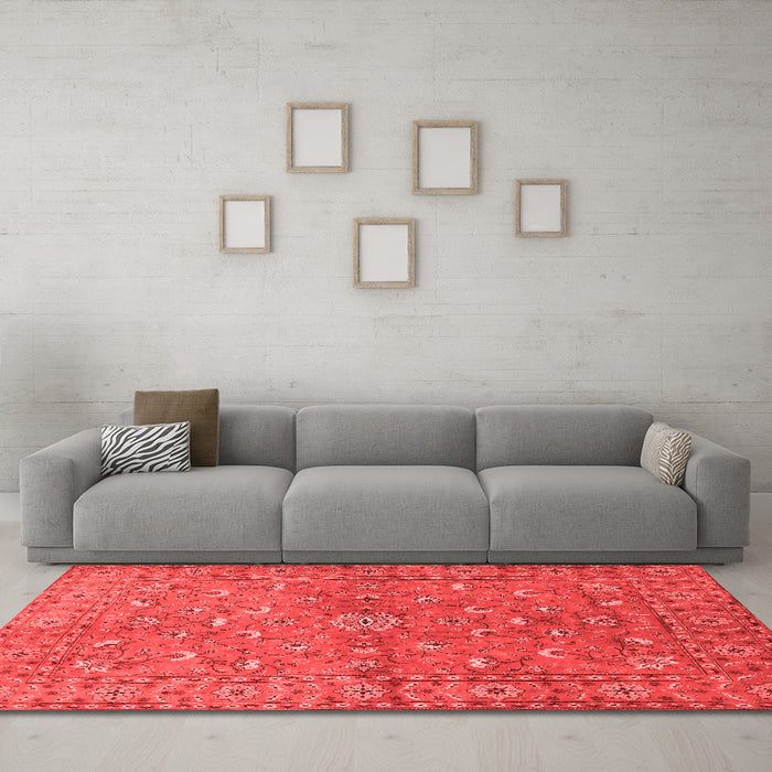 Traditional Red Washable Rugs