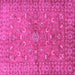 Square Persian Pink Traditional Rug, tr1496pnk
