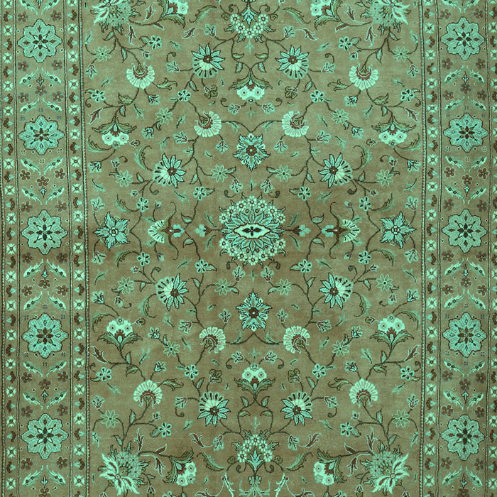 Persian Turquoise Traditional Rug, tr1496turq