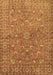 Machine Washable Persian Brown Traditional Rug, wshtr1496brn