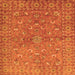 Serging Thickness of Persian Orange Traditional Rug, tr1496org