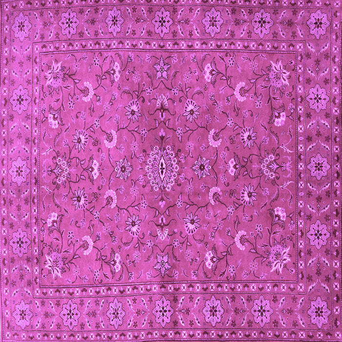 Square Persian Purple Traditional Rug, tr1496pur