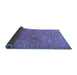 Sideview of Persian Blue Traditional Rug, tr1496blu