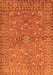 Persian Orange Traditional Rug, tr1496org