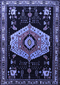 Persian Blue Traditional Rug, tr1497blu