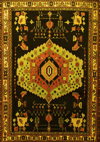 Persian Yellow Traditional Rug, tr1497yw