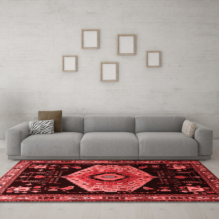 Traditional Red Washable Rugs