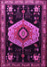 Machine Washable Persian Pink Traditional Rug, wshtr1497pnk