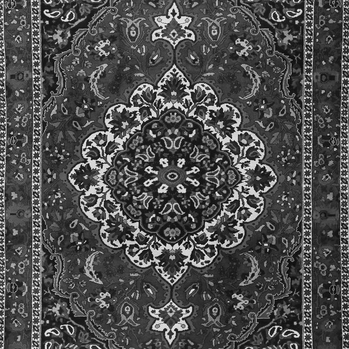 Medallion Gray Traditional Rug, tr1498gry