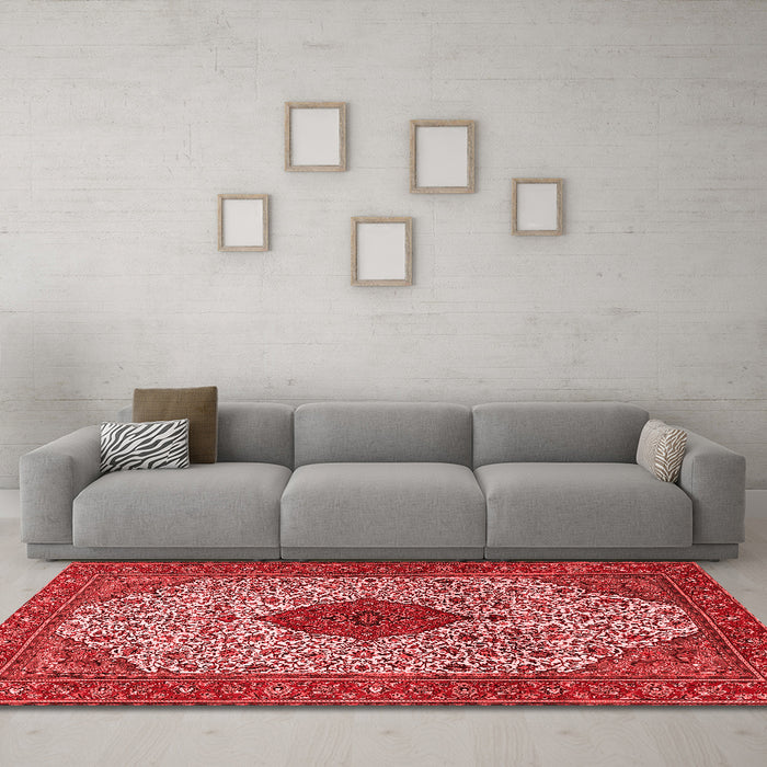 Traditional Red Washable Rugs
