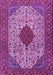 Machine Washable Persian Purple Traditional Area Rugs, wshtr1499pur