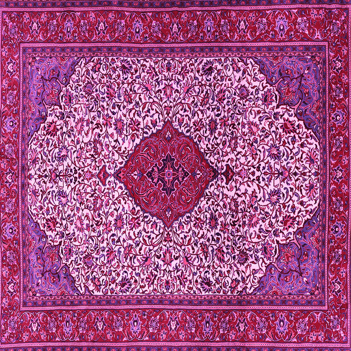 Square Persian Pink Traditional Rug, tr1499pnk