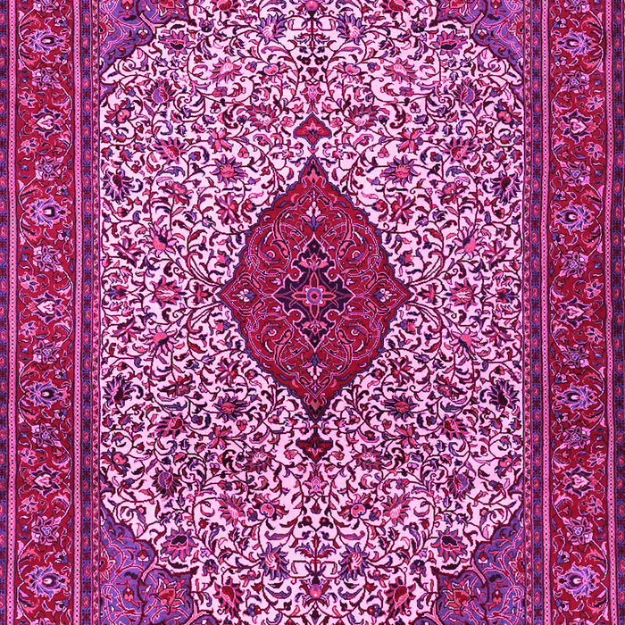 Machine Washable Persian Pink Traditional Rug, wshtr1499pnk