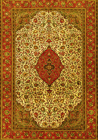 Persian Yellow Traditional Rug, tr1499yw