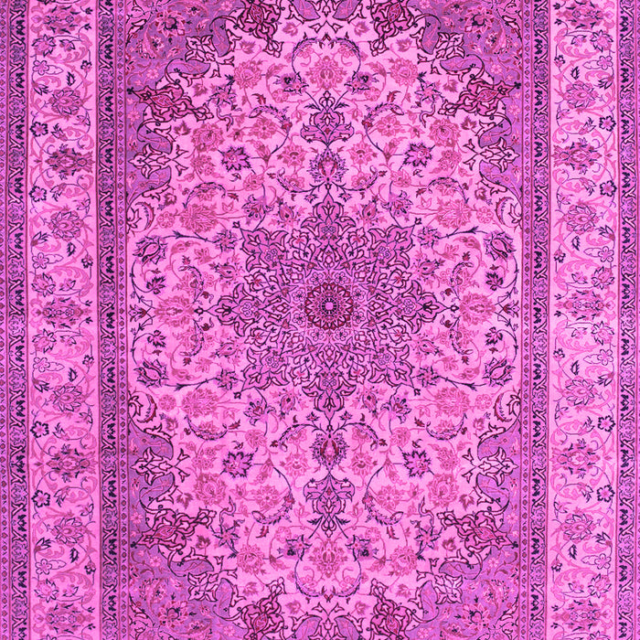 Medallion Pink Traditional Rug, tr149pnk