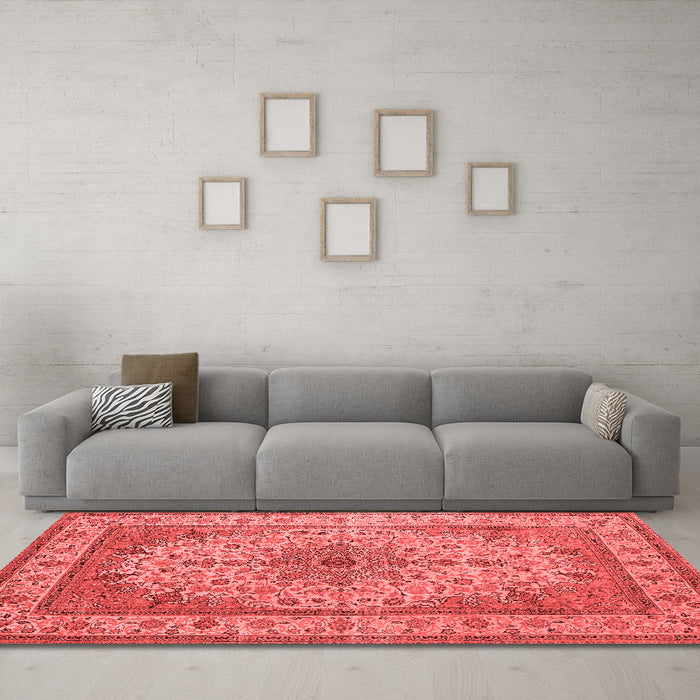 Traditional Red Washable Rugs