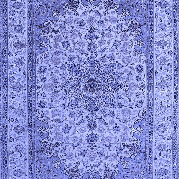 Medallion Blue Traditional Rug, tr149blu