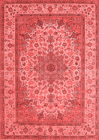 Medallion Red Traditional Rug, tr149red