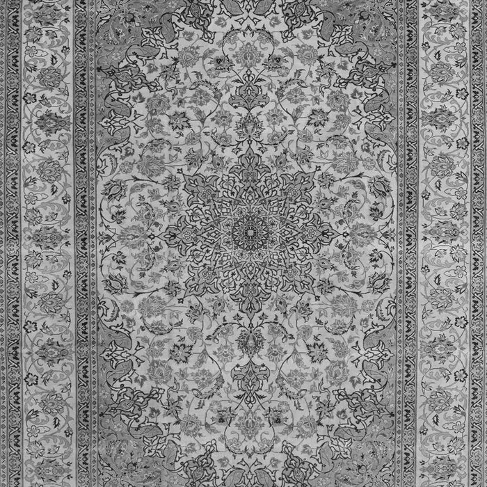Medallion Gray Traditional Rug, tr149gry