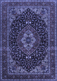 Medallion Blue Traditional Rug, tr14blu