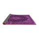 Sideview of Medallion Purple Traditional Rug, tr14pur