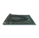 Sideview of Medallion Light Blue Traditional Rug, tr14lblu