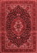 Medallion Red Traditional Area Rugs