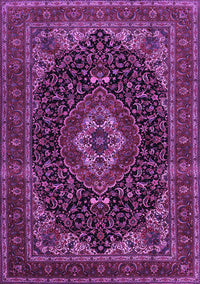 Medallion Purple Traditional Rug, tr14pur