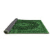 Sideview of Medallion Emerald Green Traditional Rug, tr14emgrn