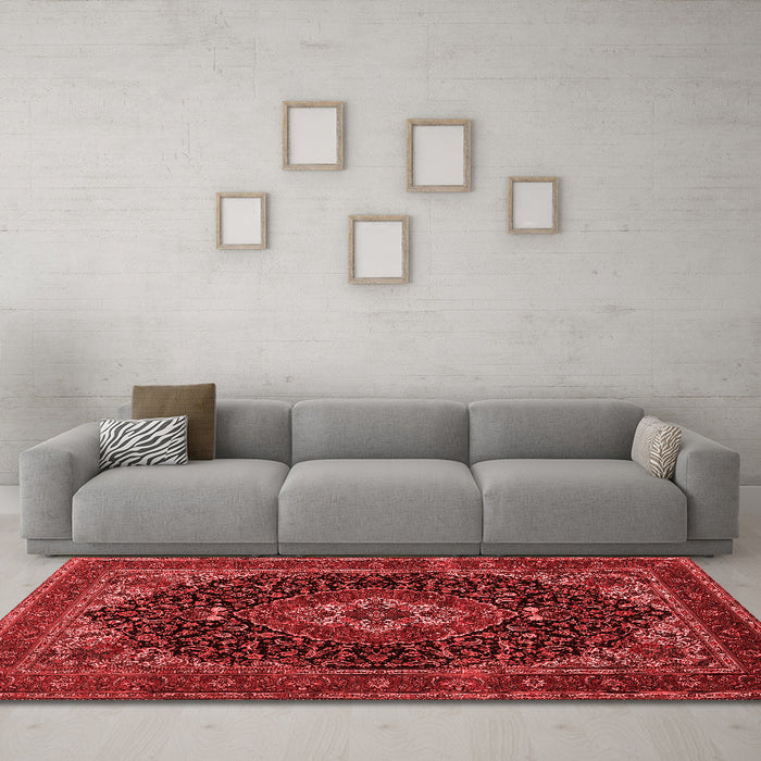 Traditional Red Washable Rugs