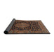 Sideview of Traditional Red Medallion Rug, tr15