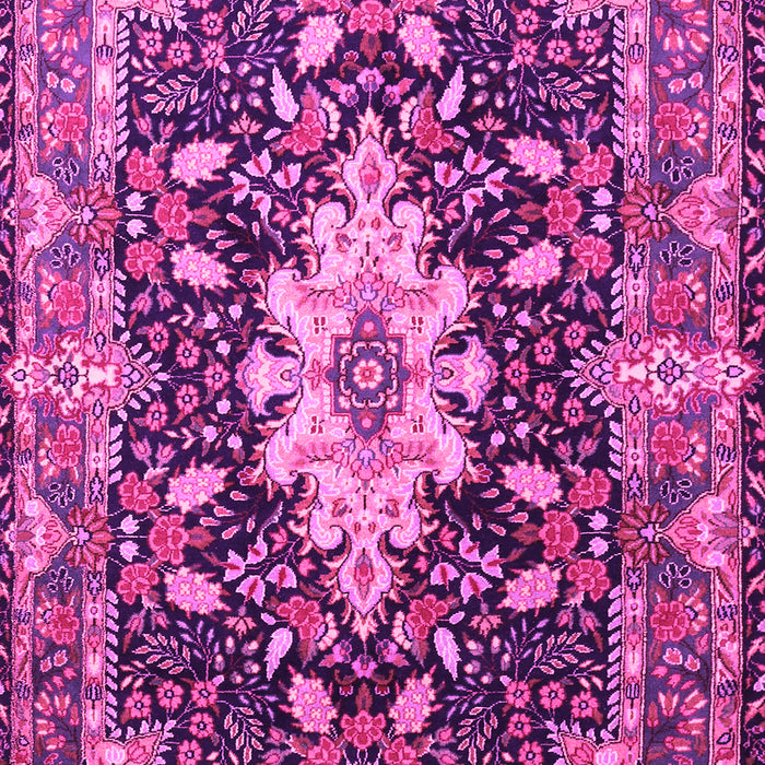Machine Washable Persian Pink Traditional Rug, wshtr1500pnk
