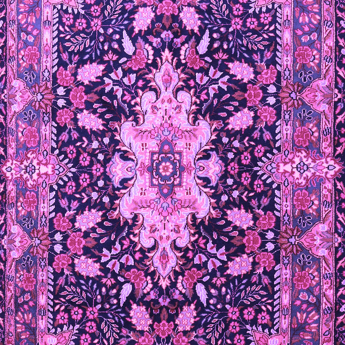 Machine Washable Persian Purple Traditional Area Rugs, wshtr1500pur