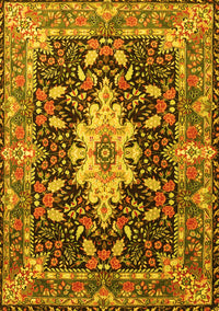 Persian Yellow Traditional Rug, tr1500yw
