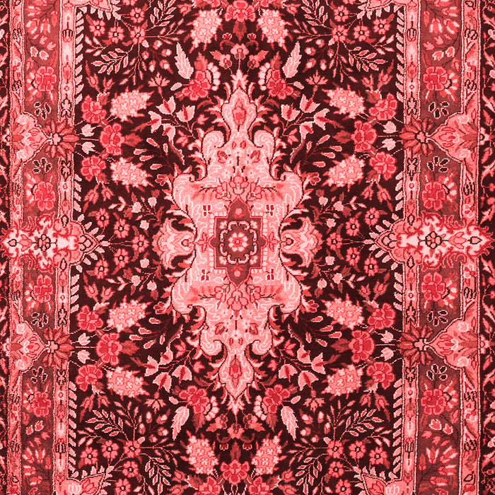 Machine Washable Persian Red Traditional Rug, wshtr1500red