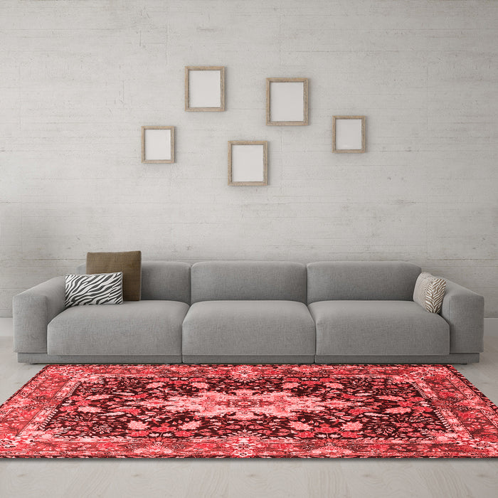 Traditional Red Washable Rugs