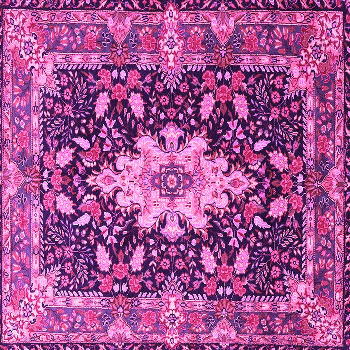 Square Persian Pink Traditional Rug, tr1500pnk
