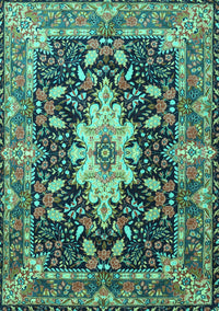 Persian Turquoise Traditional Rug, tr1500turq
