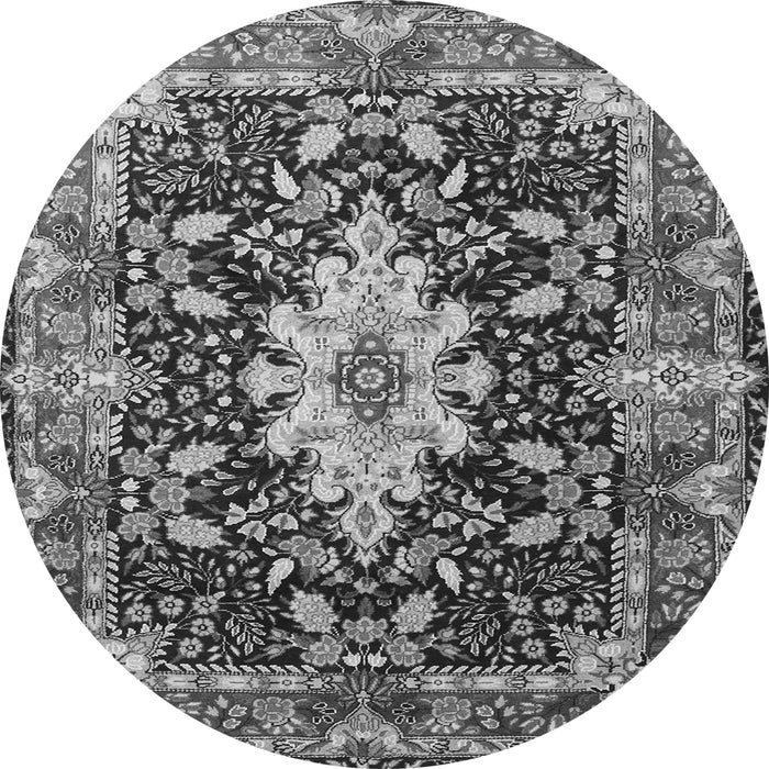 Square Persian Gray Traditional Rug, tr1500gry