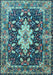 Persian Light Blue Traditional Rug, tr1500lblu