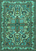 Persian Turquoise Traditional Rug, tr1501turq