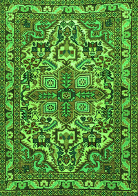 Persian Green Traditional Rug, tr1501grn